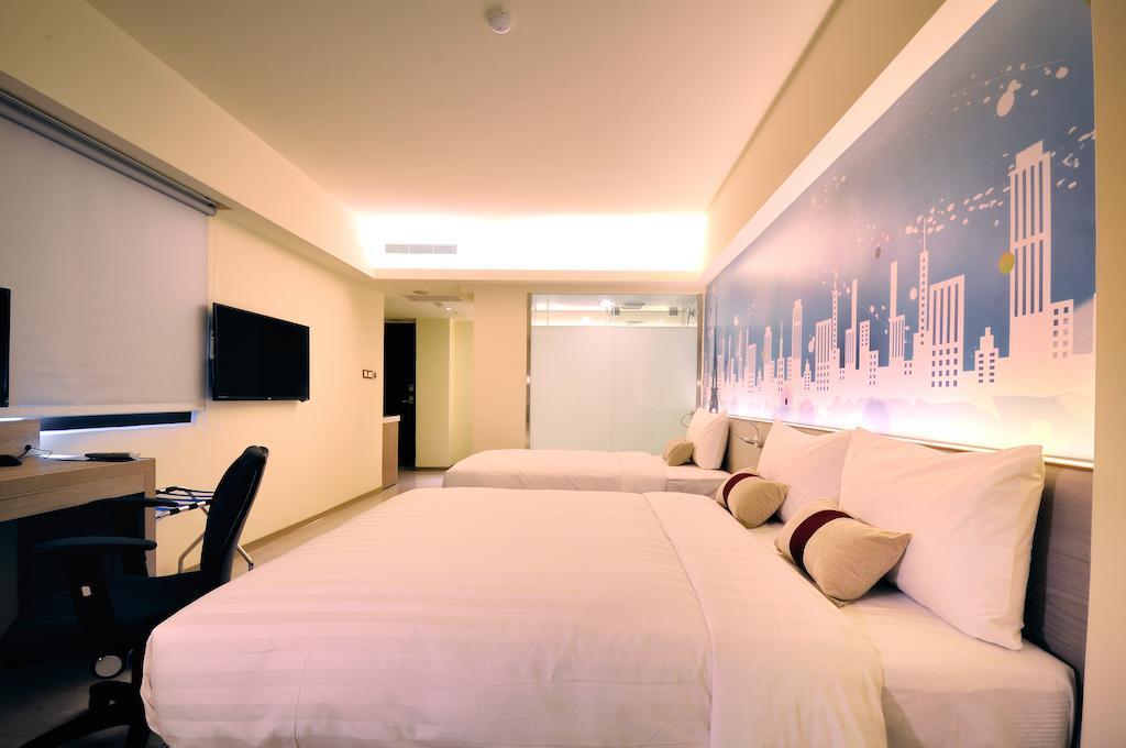 Audi Garden Business Hotel Taoyuan Luaran gambar